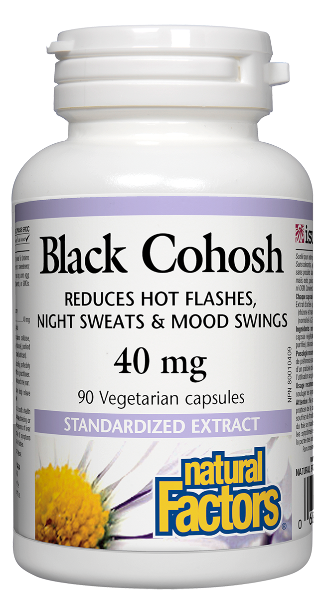 Natural Factors Black Cohosh (40mg) (90 VCaps) - Lifestyle Markets