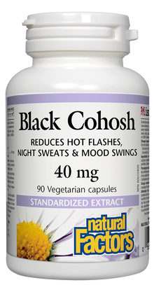 Natural Factors Black Cohosh (40mg) (90 VCaps) - Lifestyle Markets