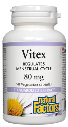 Natural Factors Vitex (80mg) (90 Vegetarian Capsules) - Lifestyle Markets