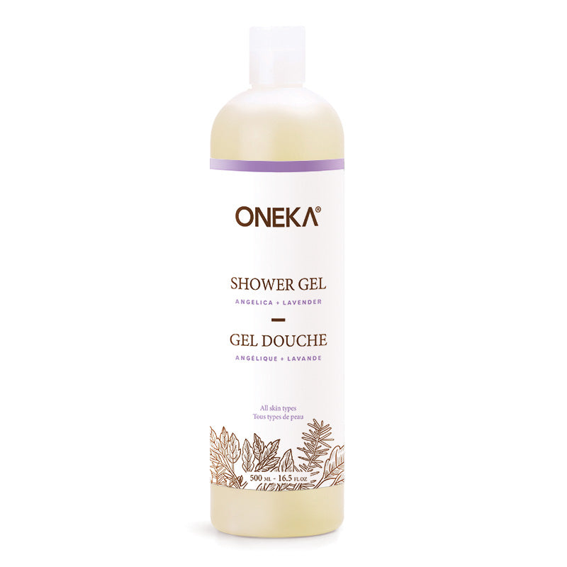 Oneka Shower Gel - Angelica + Lavender (500ml) - Lifestyle Markets