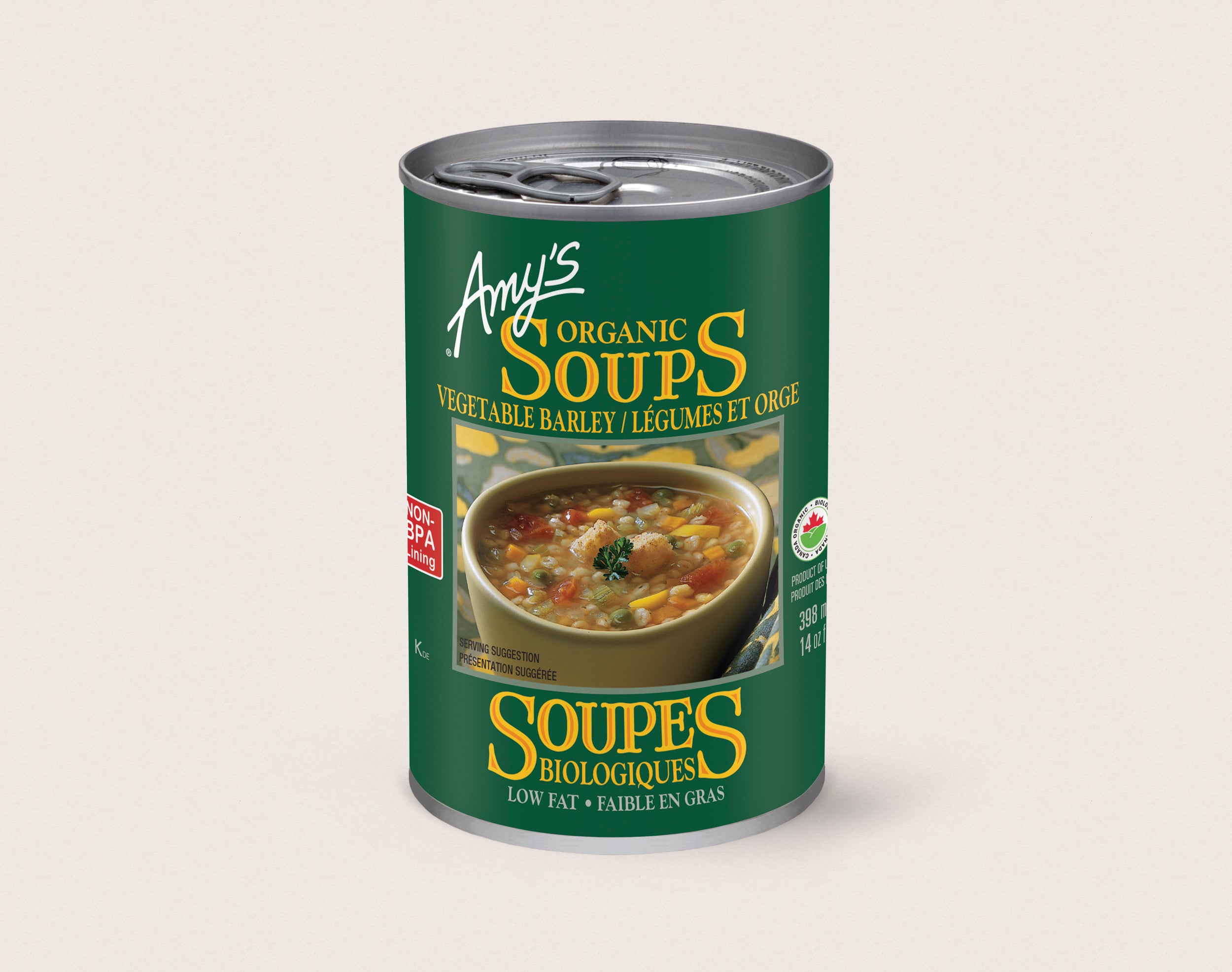 Amy's Kitchen Organic Vegetable Barley Soup (398ml) - Lifestyle Markets