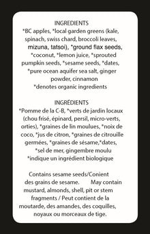 Okanagan Rawsome Garden Crisps Super Greens (145g) - Lifestyle Markets