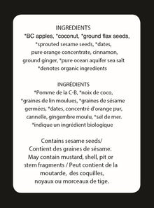 Okanagan Rawsome Apple Crisps Orange-Sesame (145g) - Lifestyle Markets