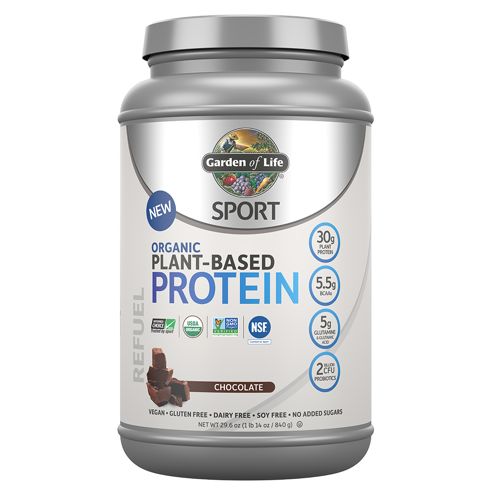 Garden of Life SPORT Organic Plant-Based Protein Powder - Chocolate (840g) - Lifestyle Markets