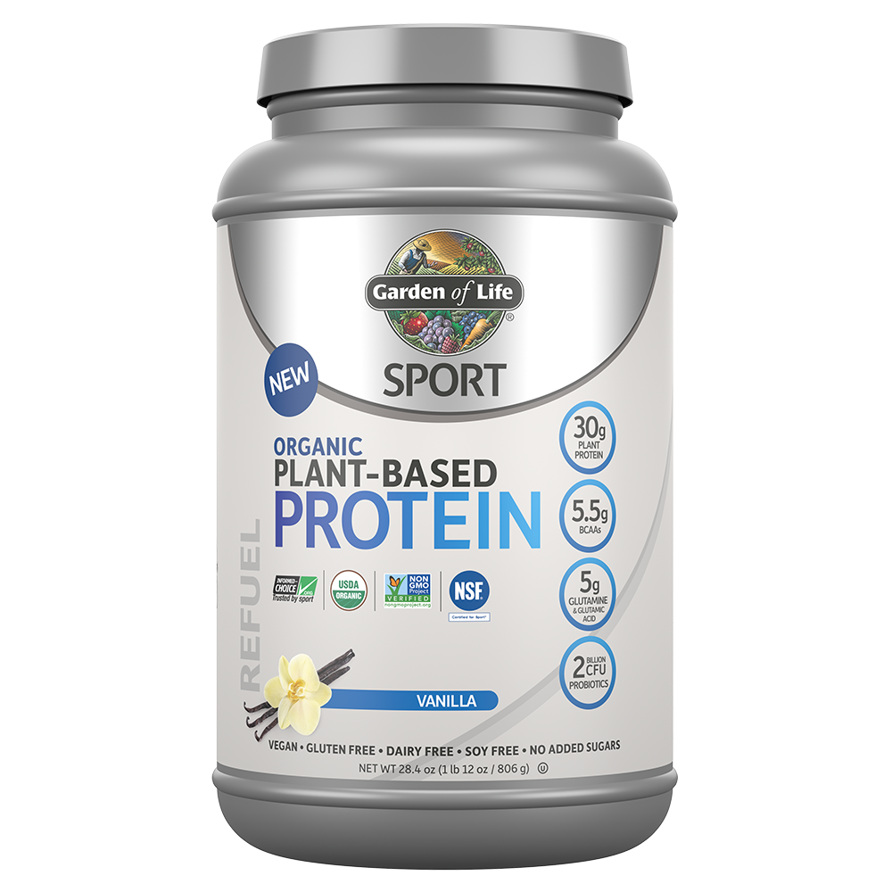 Garden of Life SPORT Organic Plant-Based Protein Powder - Vanilla (806g) - Lifestyle Markets