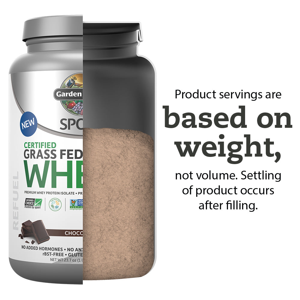Garden of Life SPORT Certified Grass Fed Whey Protein Powder - Chocolate (672g) - Lifestyle Markets