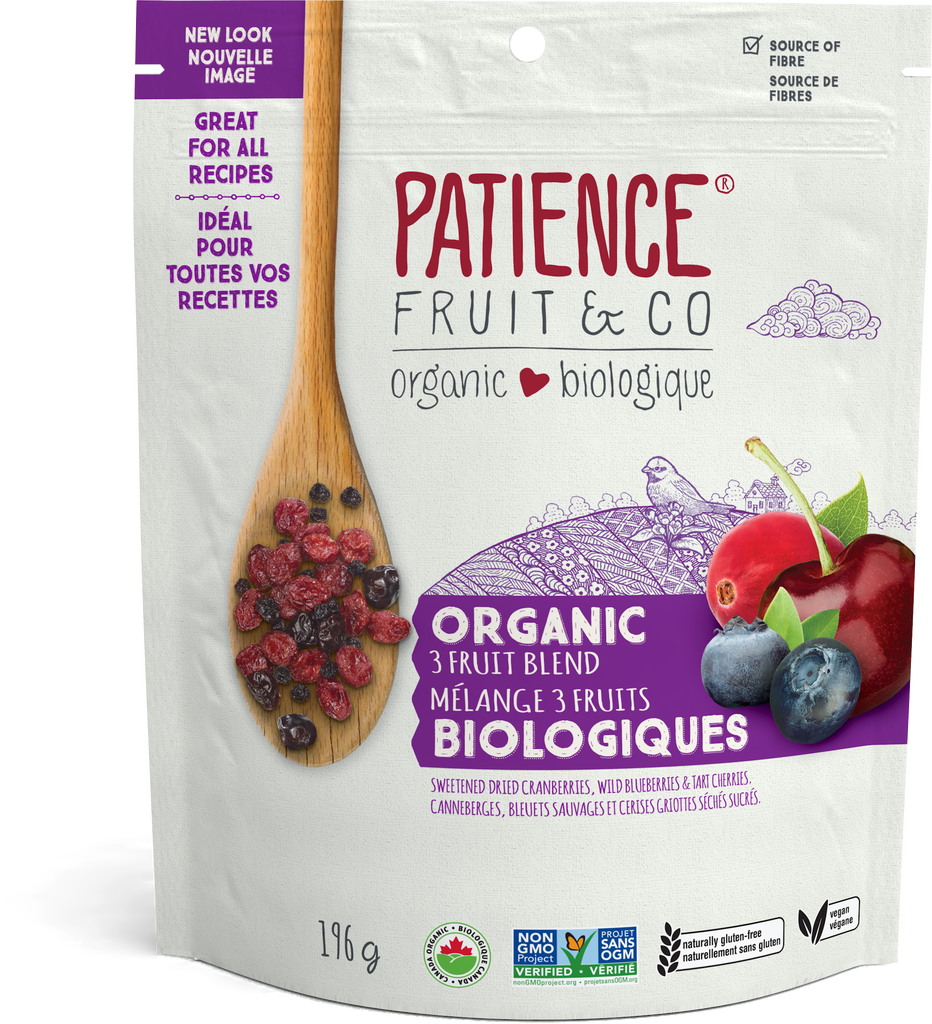 Patience Fruit & Co. Organic 3 Fruit Blend (196g) - Lifestyle Markets
