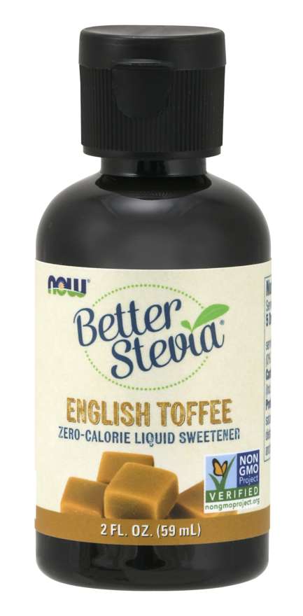 Now Better Stevia English Toffee (59ml) - Lifestyle Markets
