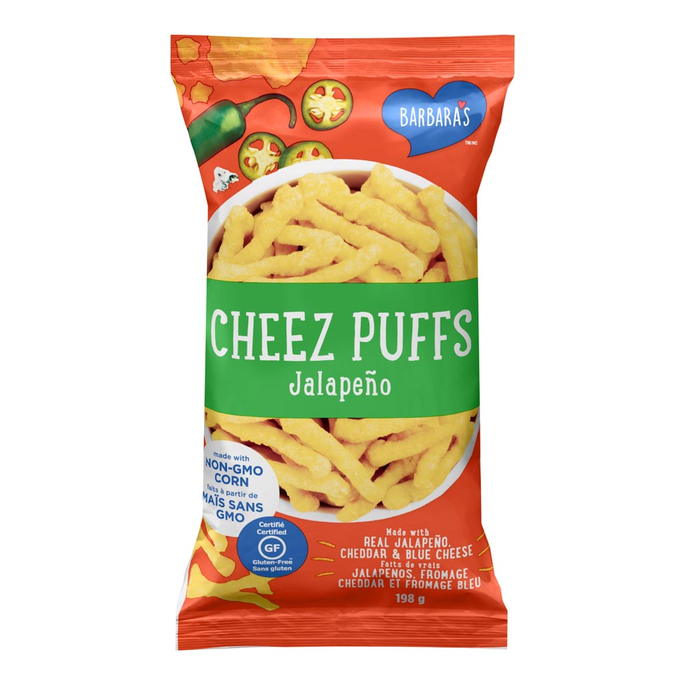 Barbara's Bakery Cheez Puffs - Jalapeno (198g) - Lifestyle Markets