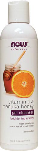 Now Vitamin C & Manuka Honey Gel Cleanser (237ml) - Lifestyle Markets