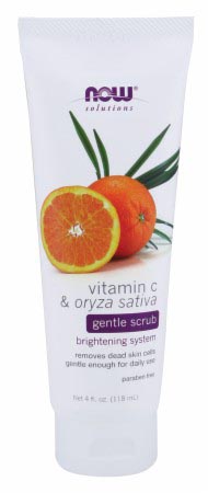 Now Vitamin C & Oryza Sativa Scrub (118ml) - Lifestyle Markets