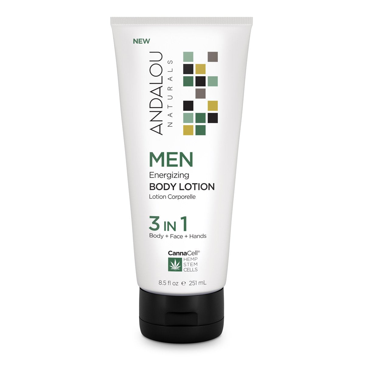 Andalou Naturals MEN Energizing Body Lotion 3 IN 1 (251ml) - Lifestyle Markets
