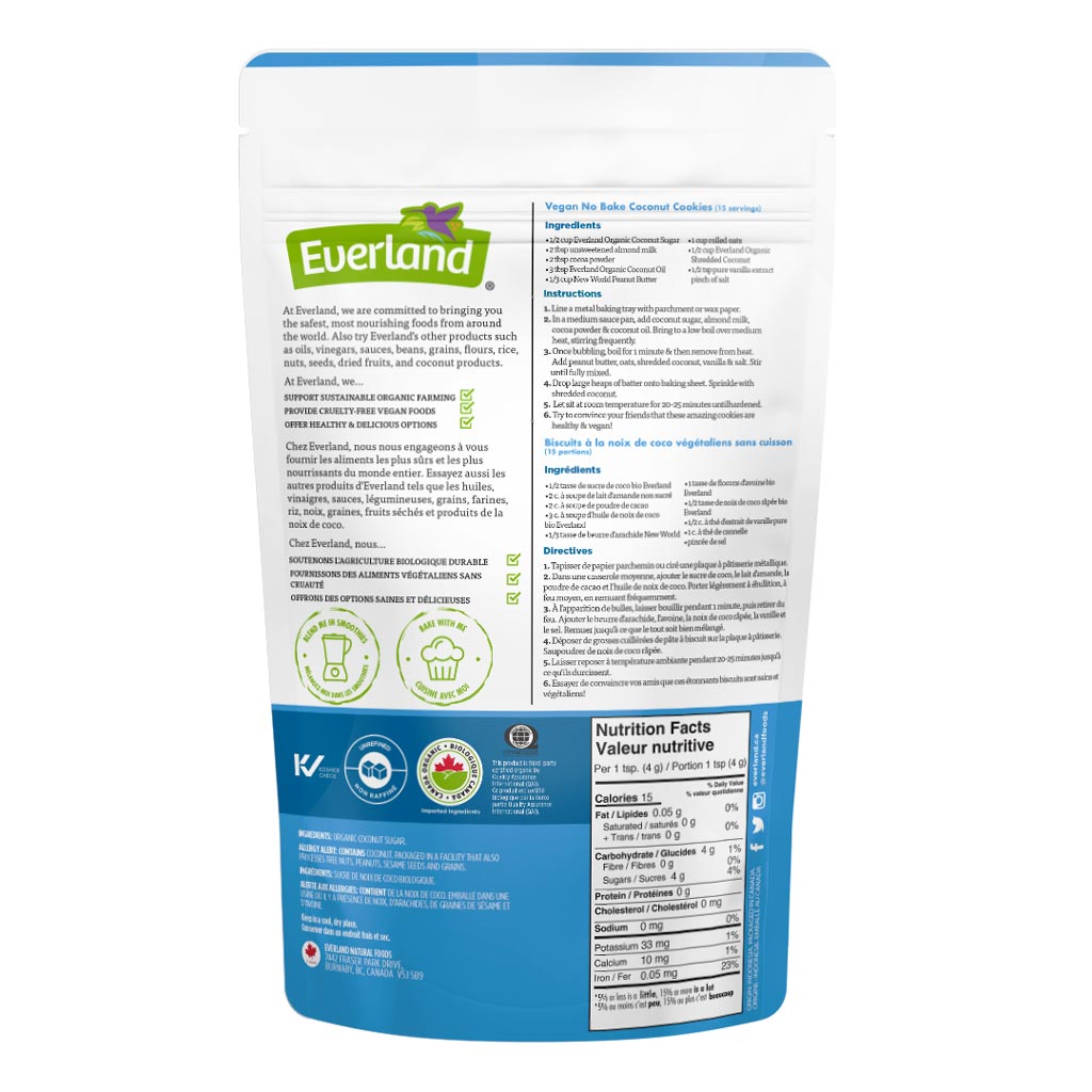 Everland Organic Coconut Sugar (454g) - Lifestyle Markets