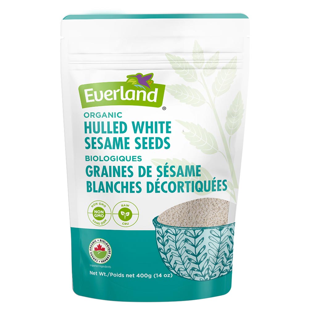 Everland Organic Hulled Sesame Seeds (400g) - Lifestyle Markets