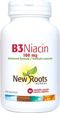 New Roots B3 Niacin (100mg) (90 VCaps) - Lifestyle Markets