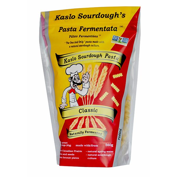 Kaslo Sourdough's Pasta Fermentata Semolina Classic Rotini (560g) - Lifestyle Markets