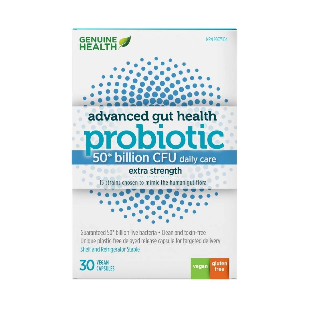 Genuine Health Advanced Gut Health Probiotic (50 billion CFU) - Lifestyle Markets