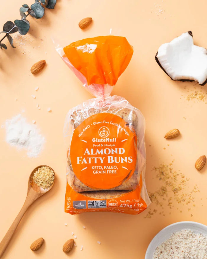 GluteNull Almond Fatty Buns (425g) - Lifestyle Markets
