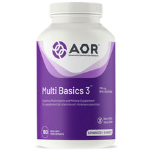 AOR Multi Basics 3 (309mg) (180 Vegi-Capsules) - Lifestyle Markets