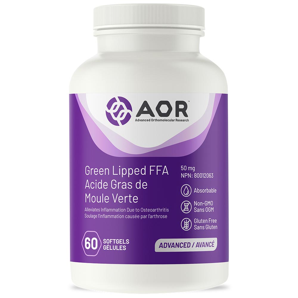 AOR Green Lipped FFA (60 SoftGels) - Lifestyle Markets