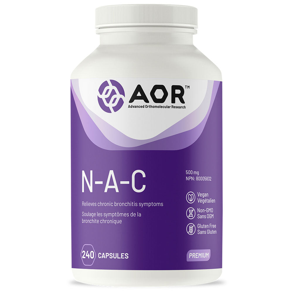AOR N-A-C (500mg) (240 VCaps) - Lifestyle Markets