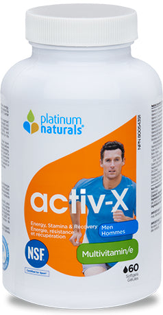 Platinum Naturals activ-x Multivitamin - Men (60 SoftGels) - Lifestyle Markets