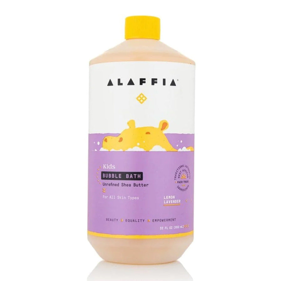 Alaffia Kids Bubble Bath - Lemon Lavender (950mL) - Lifestyle Markets