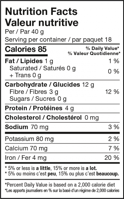 GluteNull Amaranth Bread (737g) - Lifestyle Markets