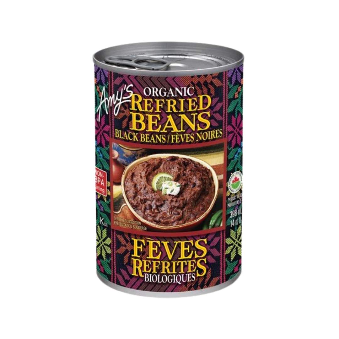 Amy's Kitchen Refried Black Beans (398ml) - Lifestyle Markets