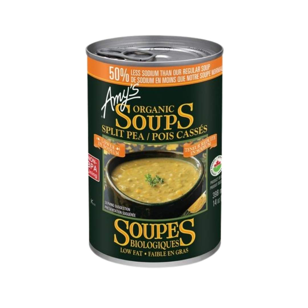 Amy's Kitchen Low Sodium Split Pea Soup (398ml) - Lifestyle Markets