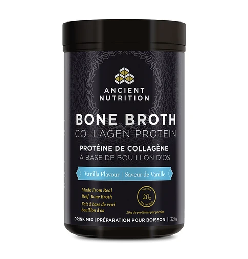 Ancient Nutrition Bone Broth Collagen Protein - Vanilla (321g) - Lifestyle Markets