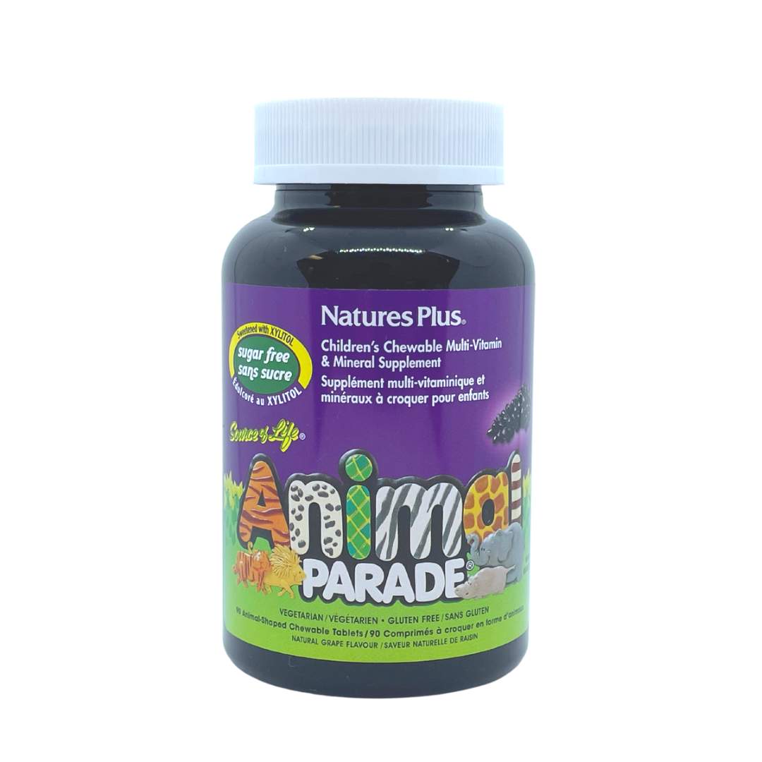 Animal Parade Children's Multi-Vitamin - Grape (90 Tabs) - Lifestyle Markets