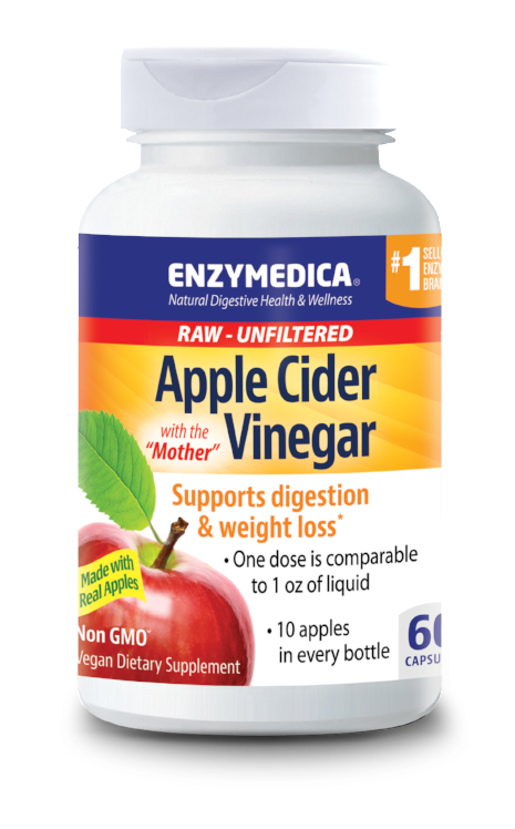 Enzymedica Apple Cider Vinegar (60 Capsules) - Lifestyle Markets