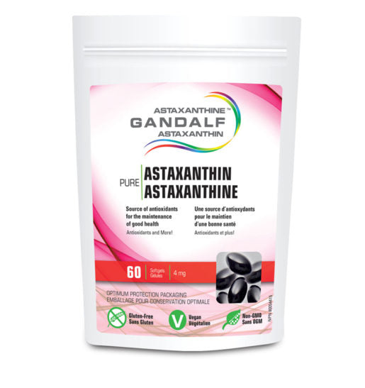 Gandalf Pure Astaxanthin (4mg) (60 Sgels) - Lifestyle Markets