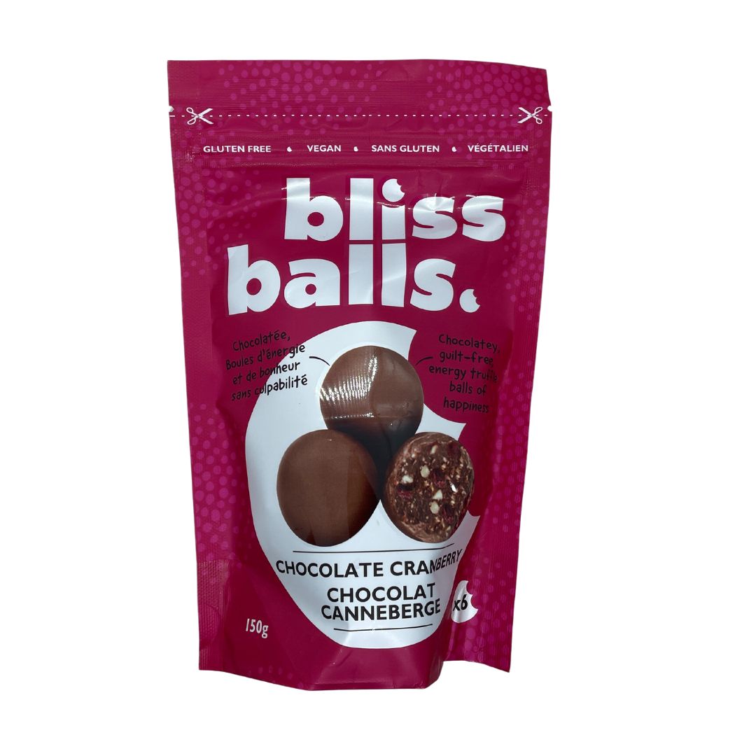 Bliss Balls Chocolate Cranberry (150g) - Lifestyle Markets