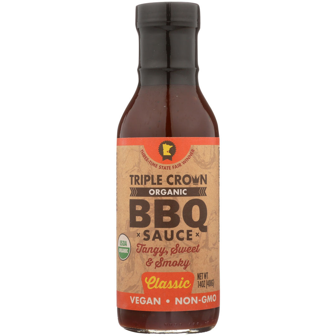 Triple Crown Organic BBQ sauce Classic (350ml) - Lifestyle Markets