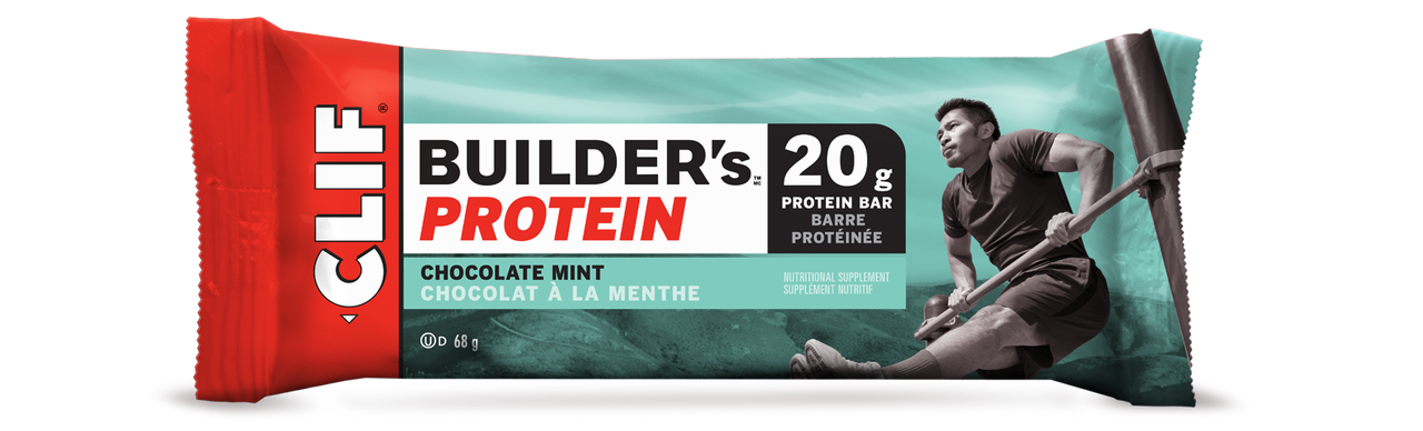 Clif Bar Builder's Chocolate Mint Protein Bar (68g) - Lifestyle Markets