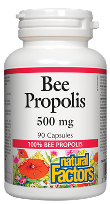 Natural Factors Bee Propolis (500mg) (90 Capsules) - Lifestyle Markets