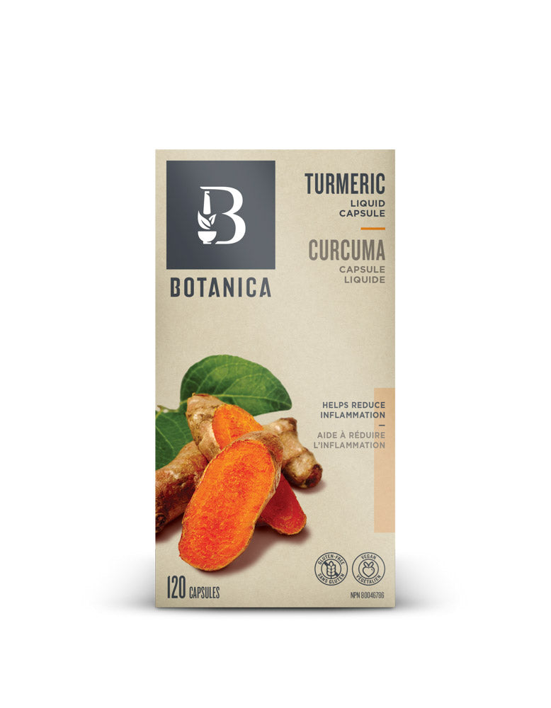 Botanica Turmeric (120 Liquid Capsules) - Lifestyle Markets