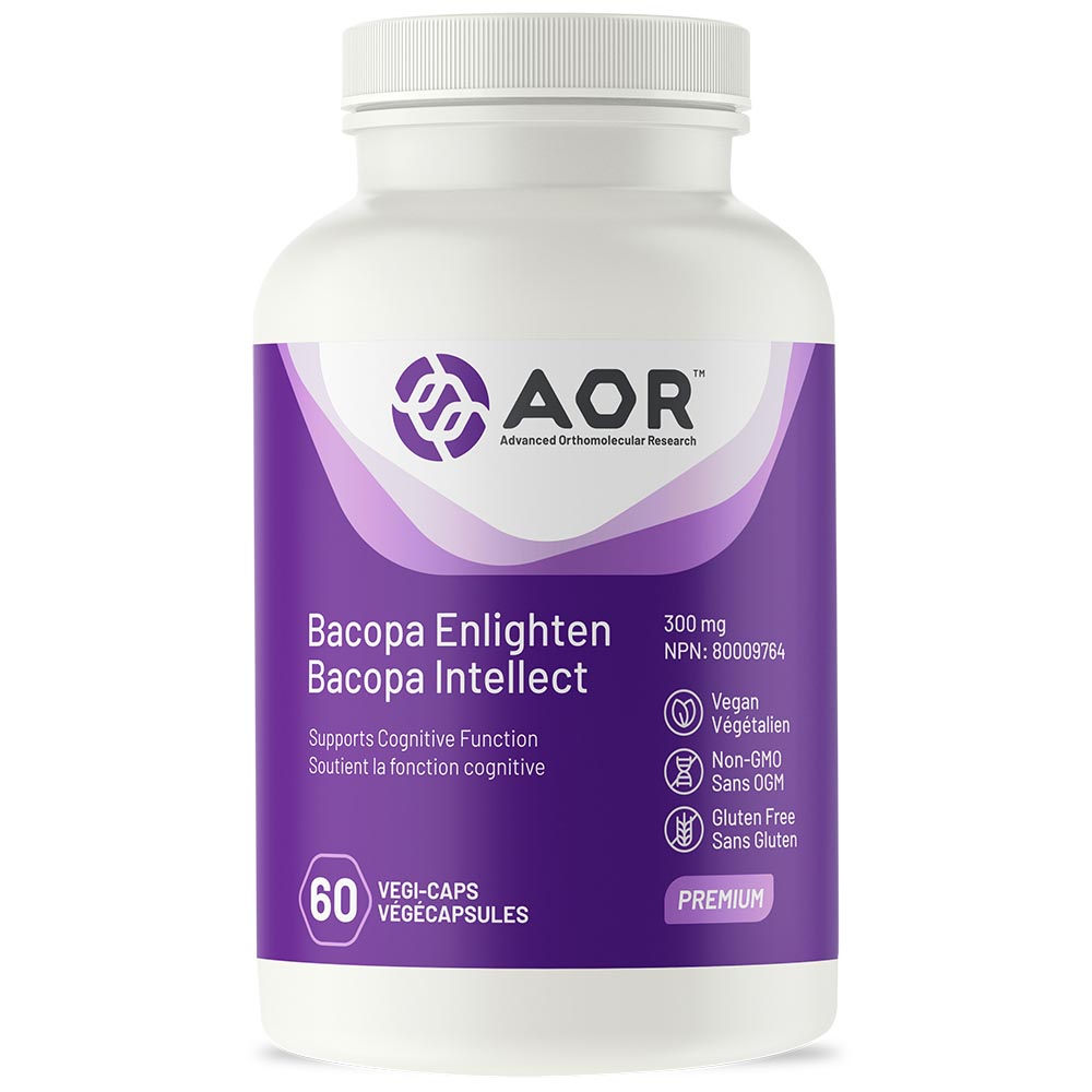AOR Bacopa Enlighten (300mg) (60 Vegi-Caps) - Lifestyle Markets