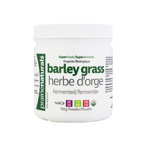 Prairie Naturals Fermented Barley Grass (150g) - Lifestyle Markets