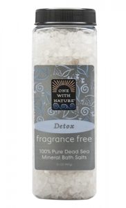 One with Nature Dead Sea Mineral Salts- detox Fragrance Free (907g) - Lifestyle Markets