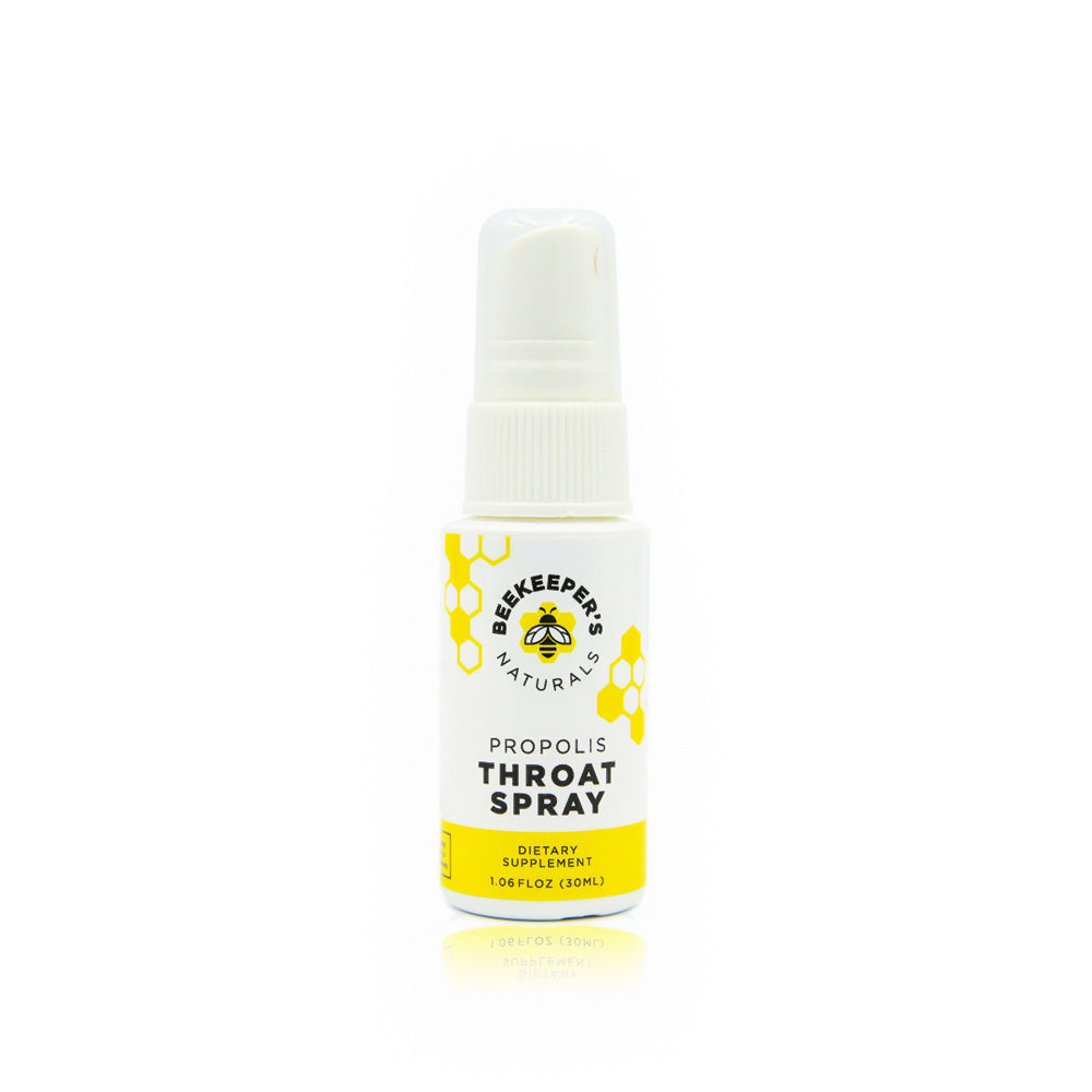 Beekeeper's Naturals Throat Relief Propolis Spray (30ml) - Lifestyle Markets
