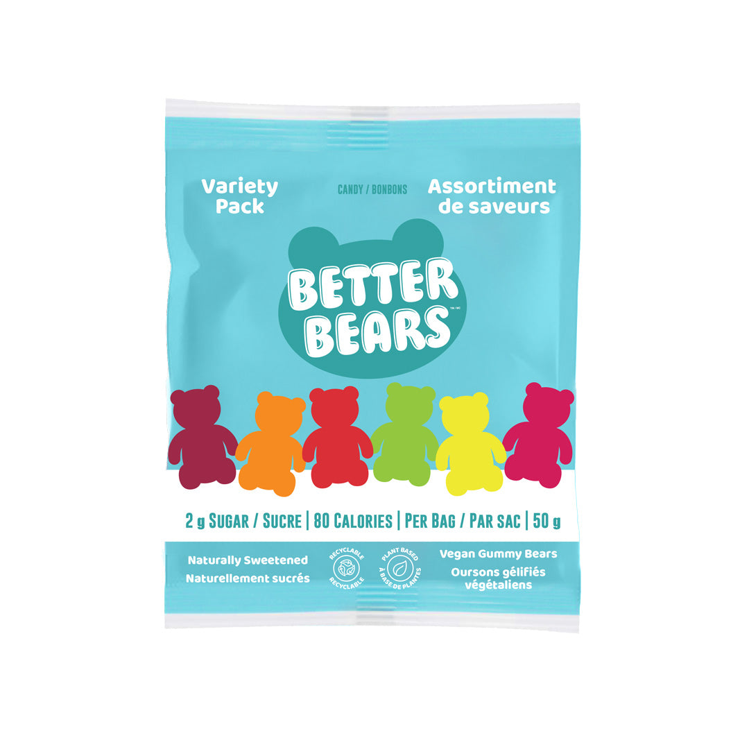 Better Bears Vegan Gummies - Variety (50g) - Lifestyle Markets