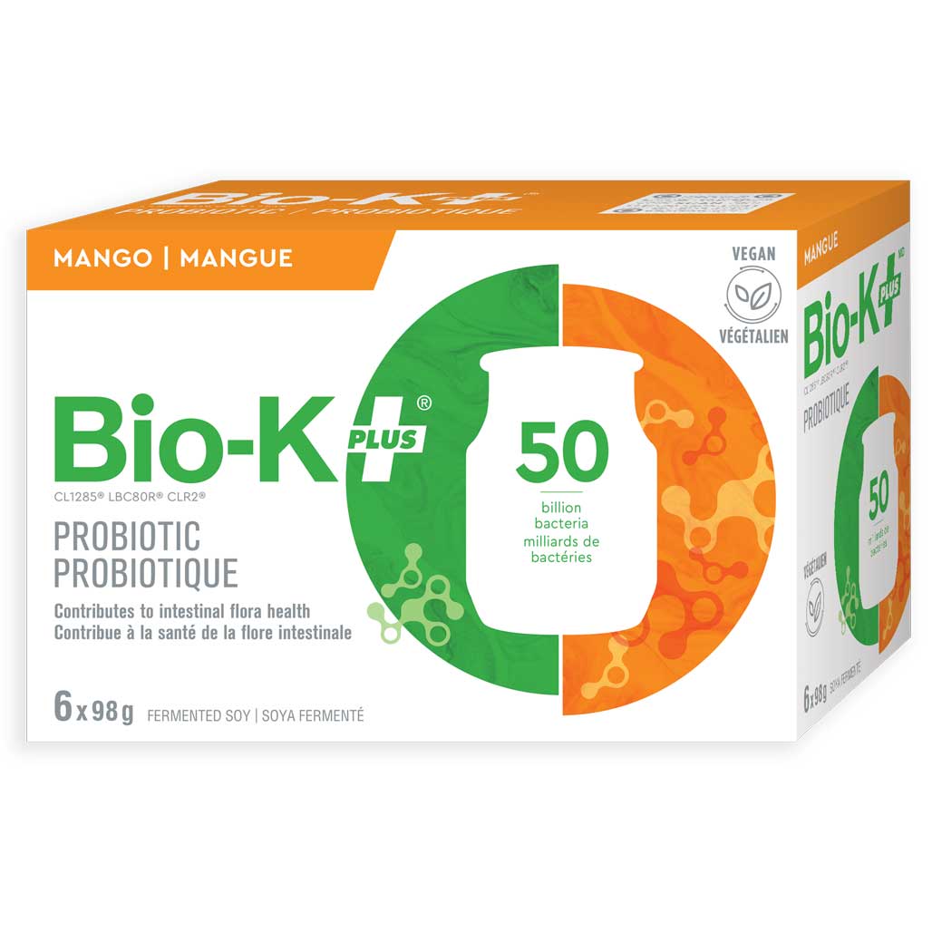 BIO-K+ Soy Mango Probiotic Drink (6x98g) - Lifestyle Markets