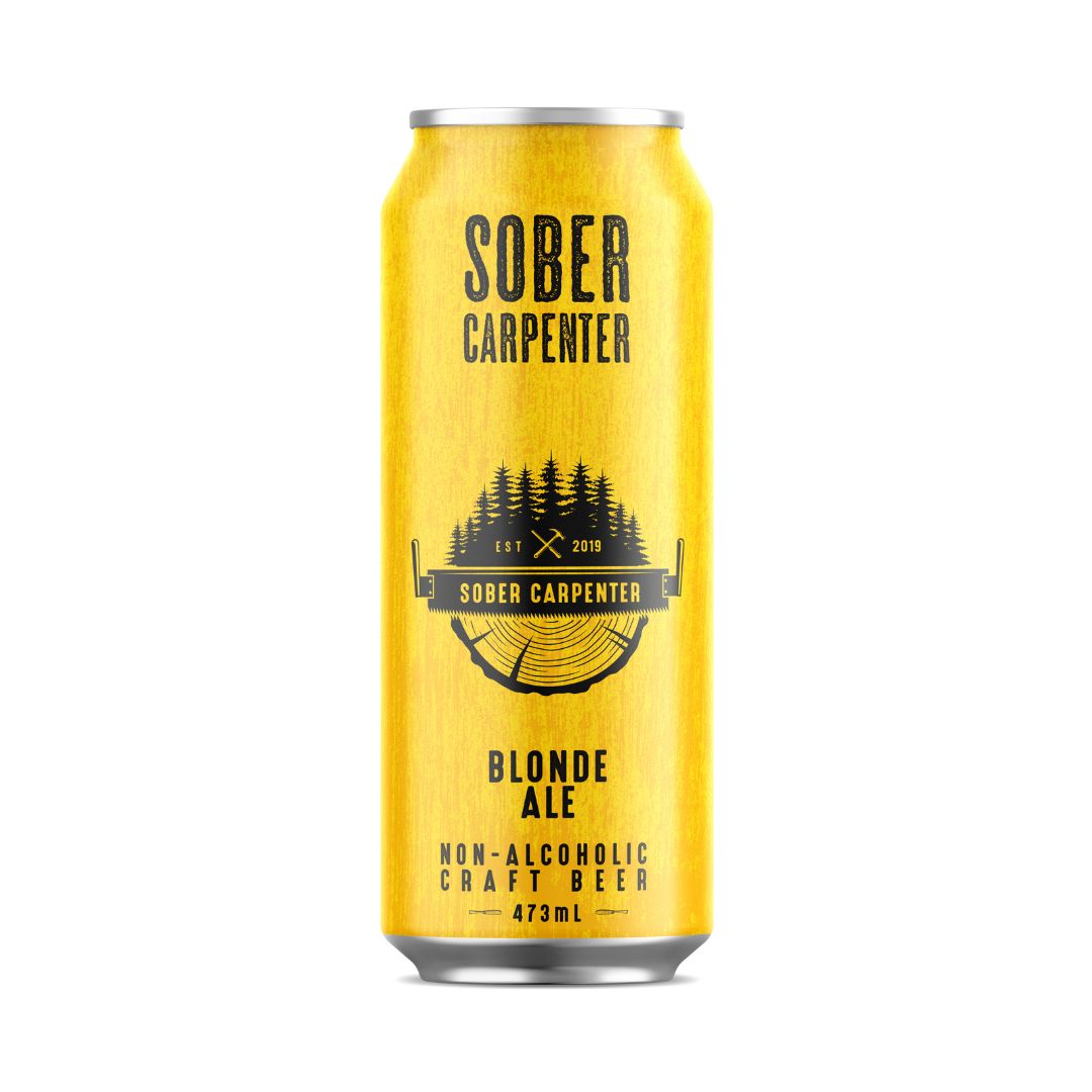 Sober Carpenter Non-Alcoholic Beer - Blonde Ale (473ml) - Lifestyle Markets