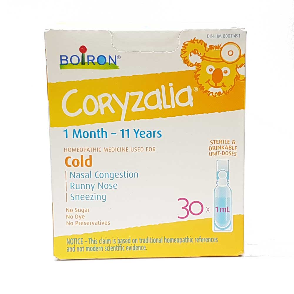 Boiron Coryzalia for Kids (30 dose) - Lifestyle Markets