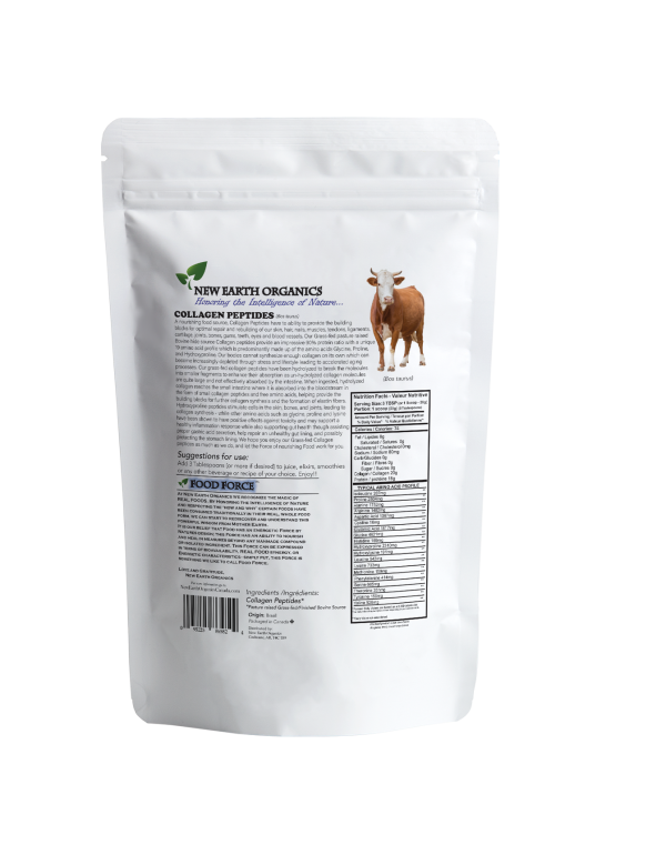 New Earth Organics Collagen Peptides (454g) - Lifestyle Markets