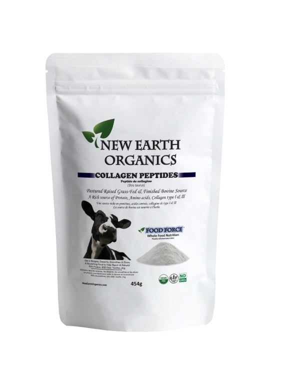 New Earth Organics Collagen Peptides (454g) - Lifestyle Markets