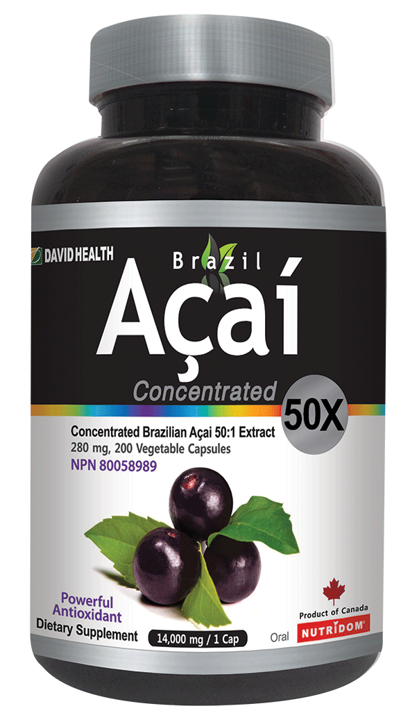 Brazil Acai 50X Concentrated (200 Caps) - Lifestyle Markets